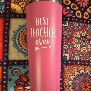 Pink Tumbler - Best Teacher Ever